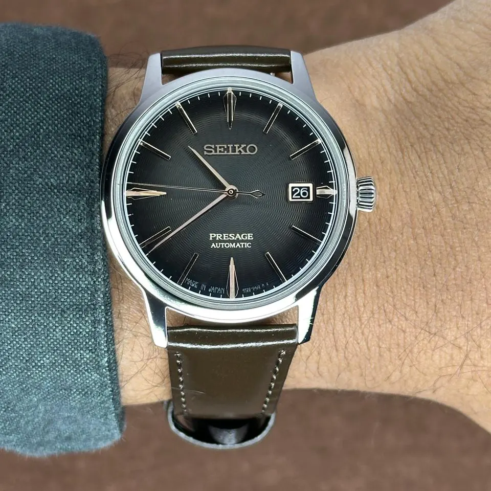 Seiko Presage Cocktail Time 'The Irish Coffee' Men's Watch- SRPJ17J1